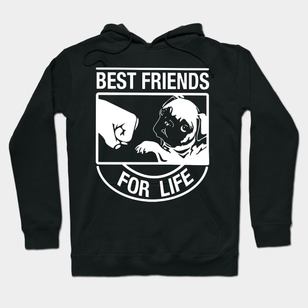 Pug Best Friend For Life Gift T-shirt Hoodie by darius2019